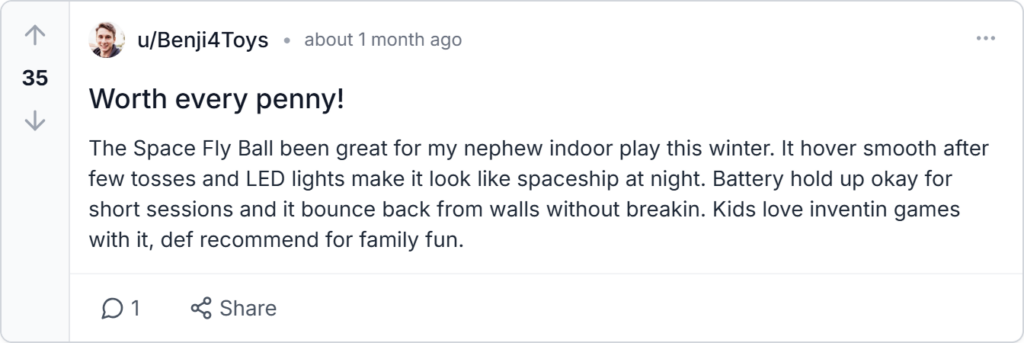 Space Fly Ball Reviews