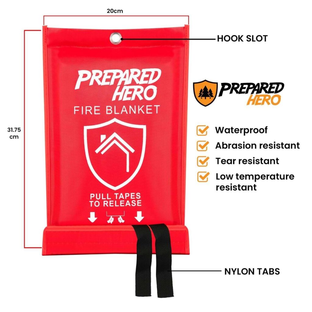 Fire Blanket Prepared Hero
