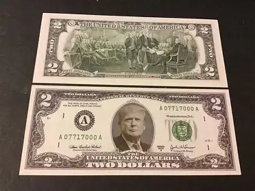 trump $2 bill reviews