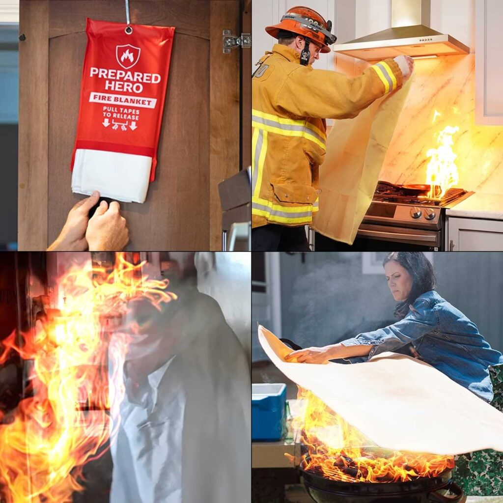The Prepared Hero Fire Blanket