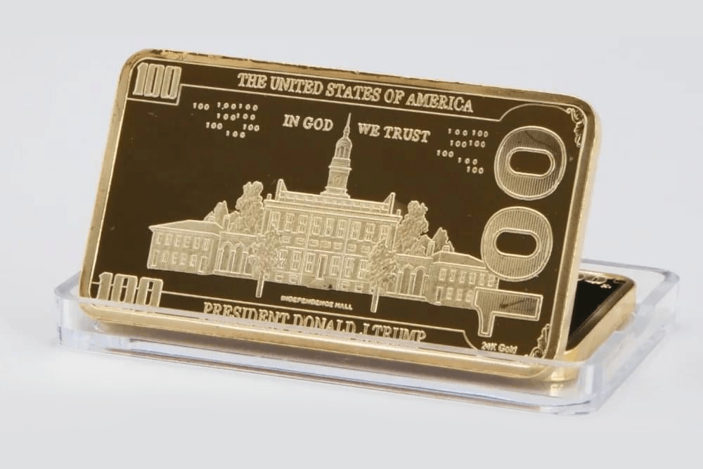 free trump $100 gold bar reviews