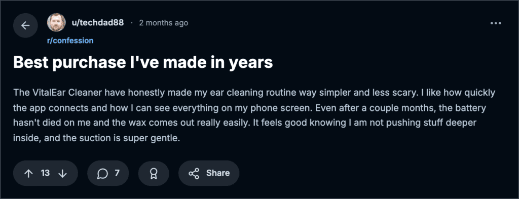 Vital Ear Cleaner Reviews