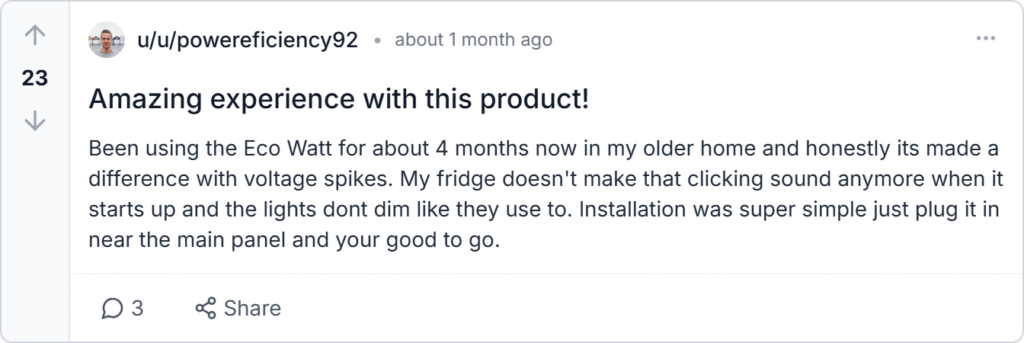EcoWatt Reviews