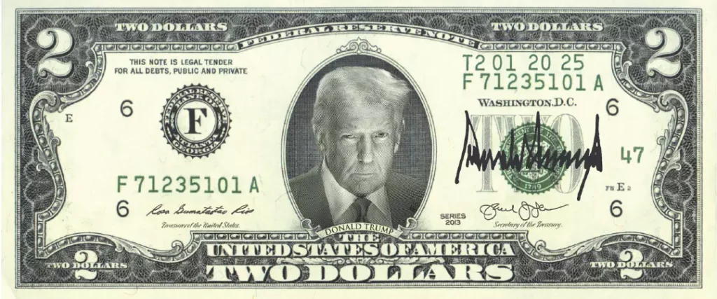 trump $2 bill reviews