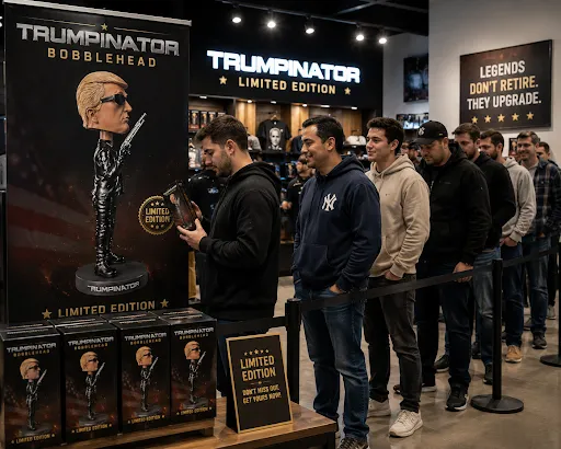 Trumpinator Bobblehead Figure