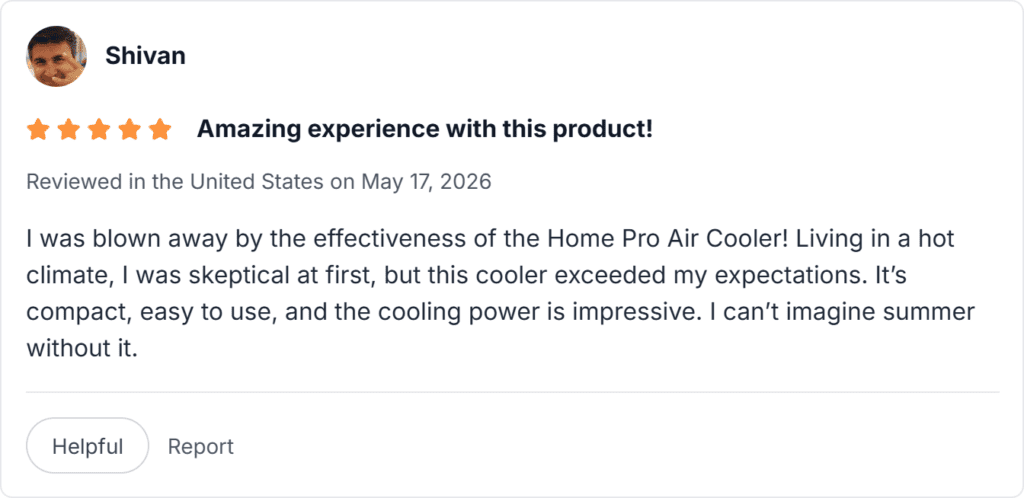 HomePro AirCooler Reviews
