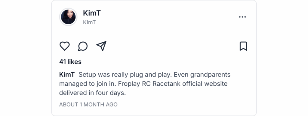 Froplay RC Racetank Reviews