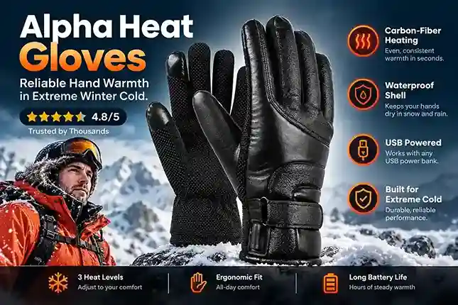 Heated Gloves by Alpha