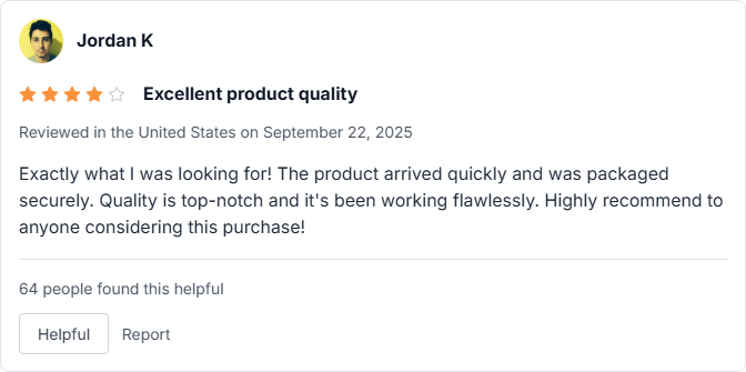 amazon review