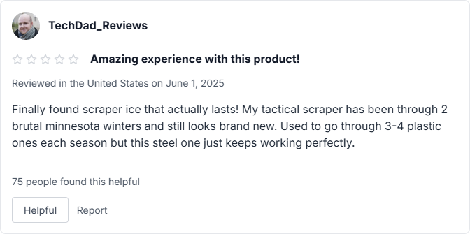Tactical Ice Scraper Reviews