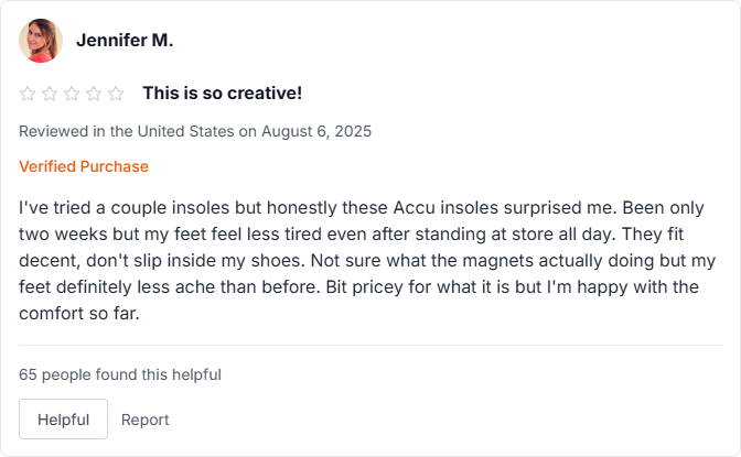 Accusoles Reviews