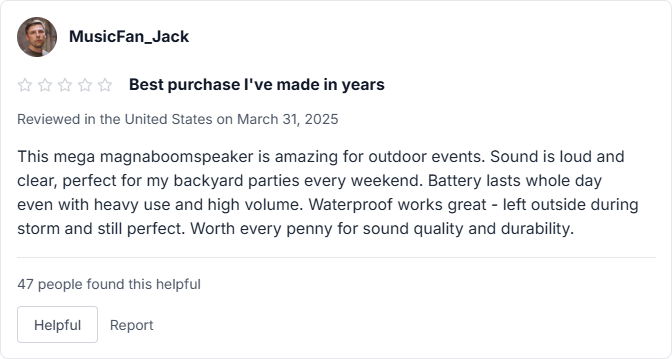 Mega MagnaBOOM Reviews