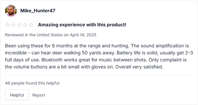 MCG Tactical UltraEars 2.0 Reviews