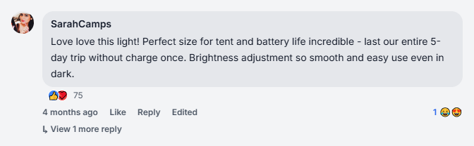 facebook review