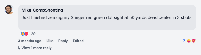 Stinger Red Dot Reviews