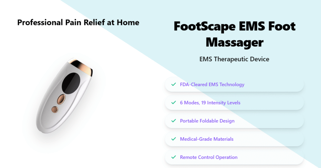 FootScape EMS Foot Massager Reviews 2025: Shocking Experience & Honest Opinion