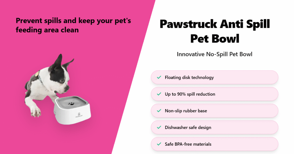 Pawstruck Anti Spill Pet Bowl Reviews