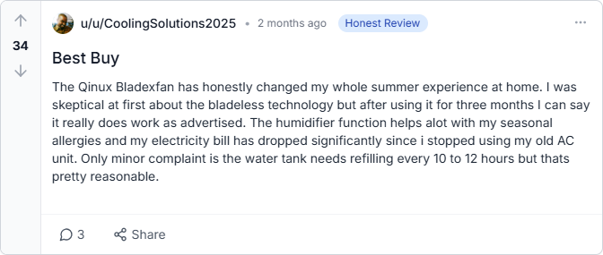 Qinux Bladexfan Reviews