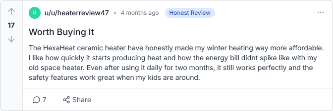 HexaHeat Reviews