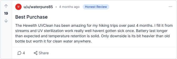 Hewelth UVClean Reviews