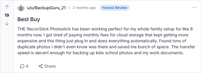 RecovStick Reviews