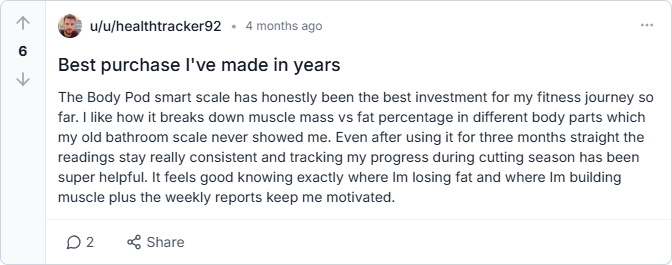 HumeHealth Body Pod Reviews