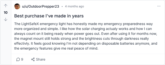 LightSafeX Reviews