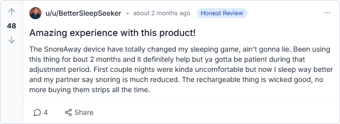 SnoreAway Reviews