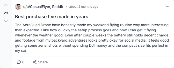 AeroQuad Drone Reviews