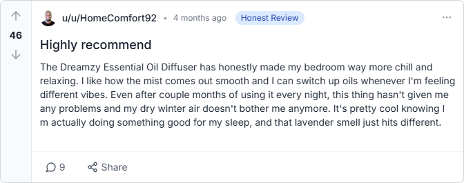 Dreamzy Diffuser Reviews