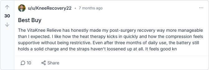 Vita Knee Relieve Reviews