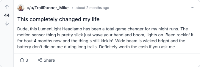 LumenLight Reviews