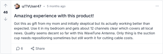 WaveTune Antenna Reviews