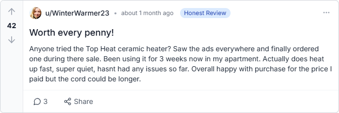 Top Heat Reviews