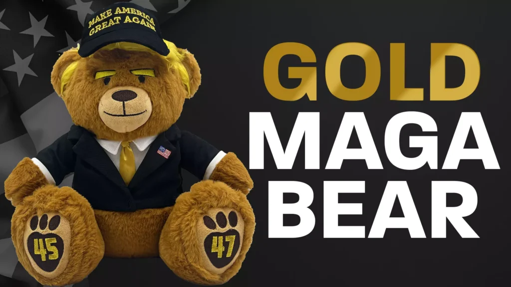 Black & Gold MAGA Teddy Bear Reviews 1