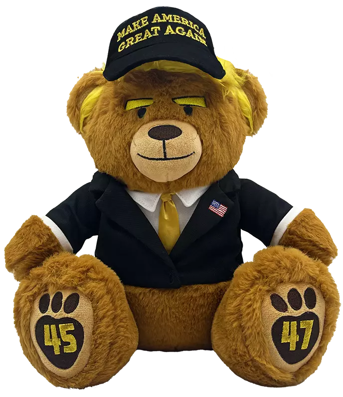 Black & Gold MAGA Teddy Bear Reviews
