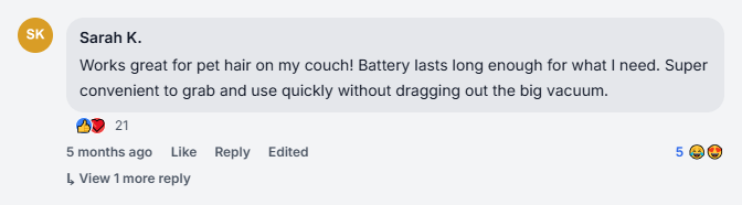 facebook reviews
