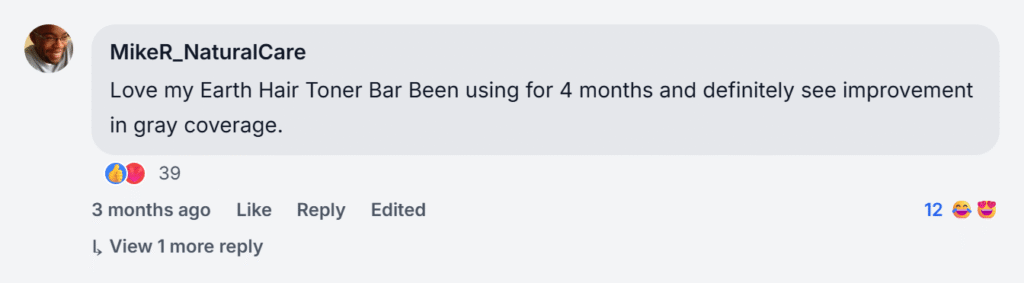 Earth Toner Bar Reviews from Facebook