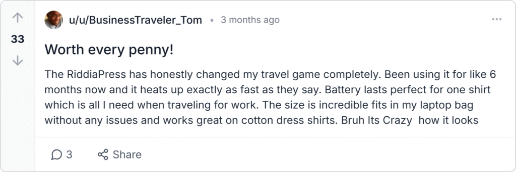 RiddiaPress Reviews from Reddit