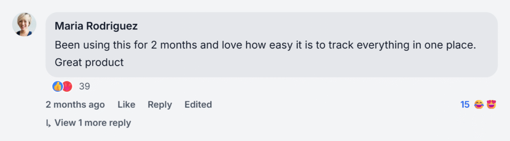Qinux Vitarym Reviews from Facebook
