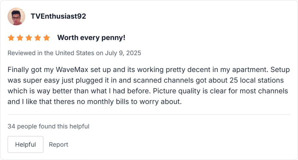 WaveMax Reviews from Amazon