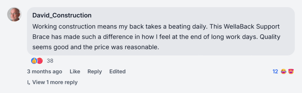 WellaBack Back Brace Reviews