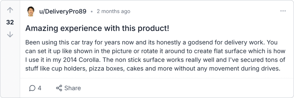 Stupid Car Tray Review