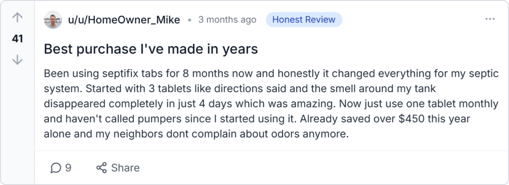 Septifix Reviews