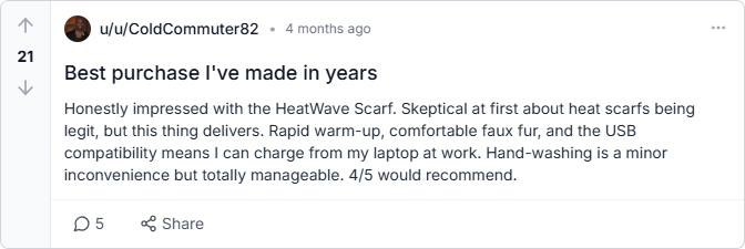reddit reviewS