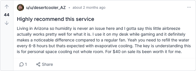 reddit reviews