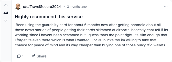reddit reviews