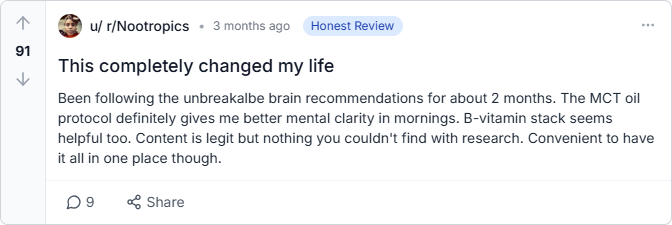 reddit reviews