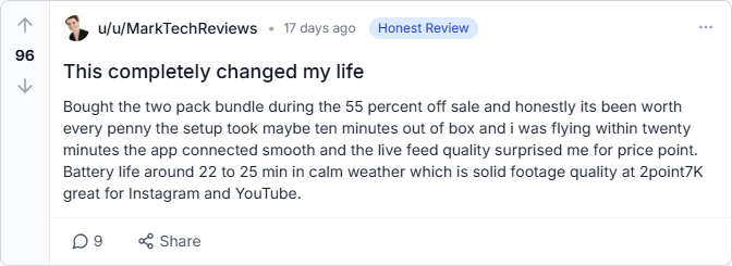 reddit review