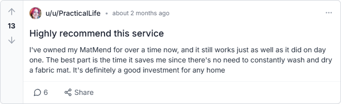 reddit reviews